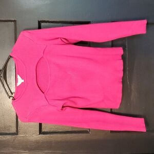 Pink Keyhole Sweater